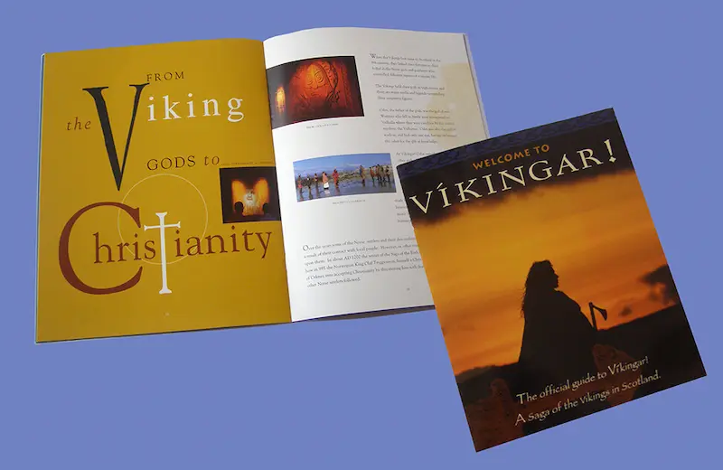 Vikingar brochure designed by G3 Creative Eye-catching, effective brochure design by Glasgow-based design studio G3 Creative.