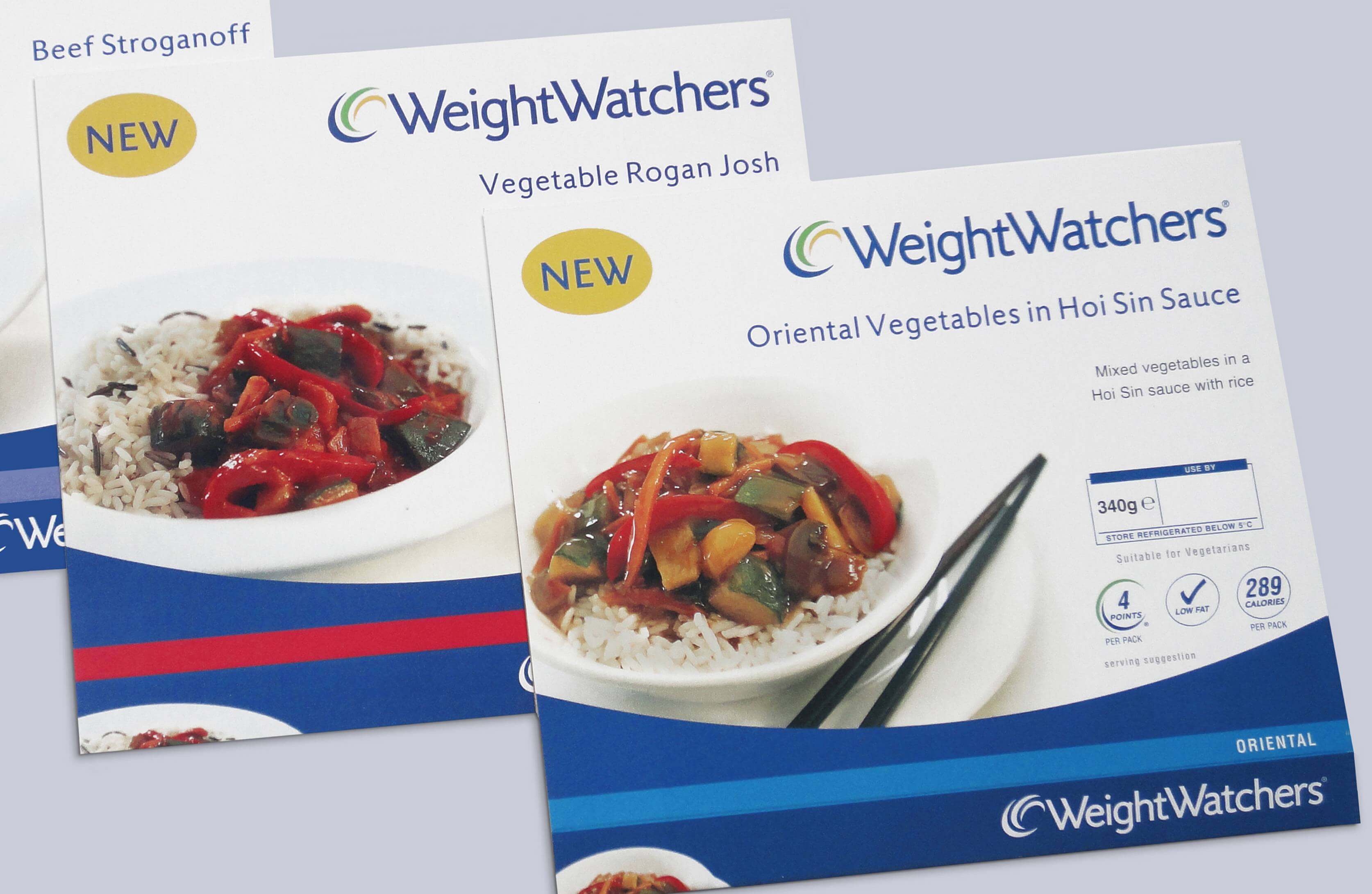 WeightWatchers Packaging designed by Glasgow-based graphic design studio, G3 Creative.